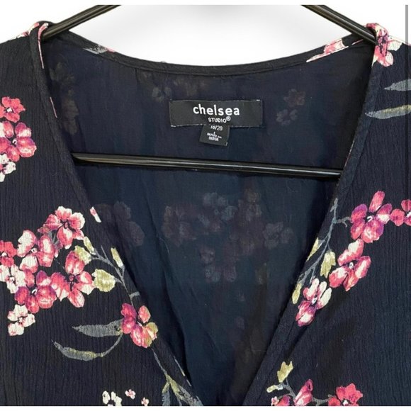 Chelsea Ladies Sleeveless, Fun Floral Black Maxi Dress Size 18/20 (read below) - Picture 4 of 5